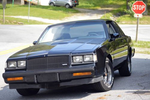 1987 buick regal grand national coupe 2-door 3.8l turbocharged a/c sun-roof