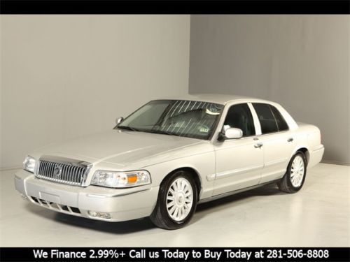 2008 mercury grand marquis ls 34k low miles leather wood alloys chrome grill