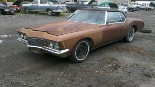 1971 buick riviera-yard find-very low miles-no title