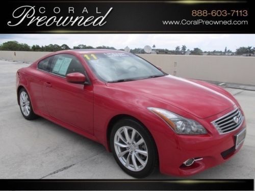 11 g 37 heated seats automatic florida only 27k miles coupe g-37 infinity