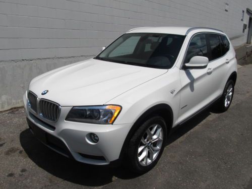 2011 bmw x3 35i sport package premium package cold weather white