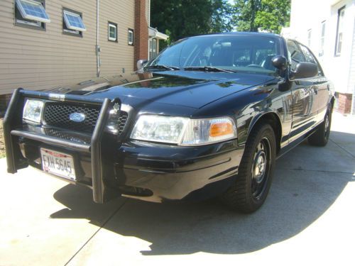2007 ford crown victoria police interceptor loaded with equipment bounty hunter