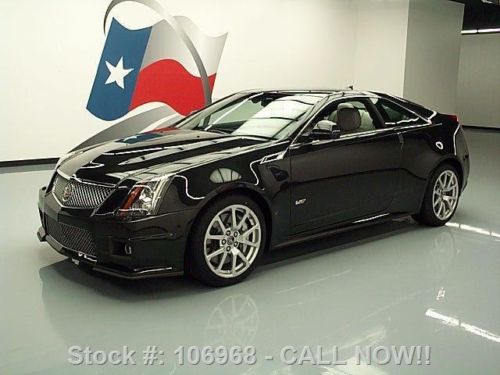 2012 cadillac cts-v coupe supercharged nav rear cam 28k texas direct auto