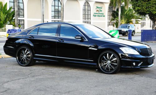 Mercedes benz s63 amg 518hp rocket night vision p2 pkg 22&#034; rims lexani