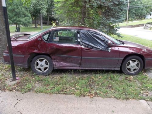 2002 chevy impala - low mileage engine, fairly new tires, good for many parts!