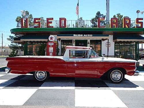 1959 ford ranchero 292 3spd original ready to 1957 hot rat rod ratrod red/white