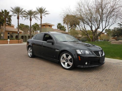 2009 g8 gt.no reserve.6.0 v8/leather/heated/19's/sunroof/cd/onstar/rwd rebuilt