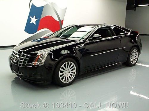 2013 cadillac cts 3.6 coupe leather black on black 2k texas direct auto