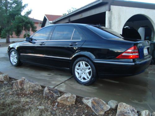 Free shipping from arizona: 2000 mercedes benz flagship s500 s-class black