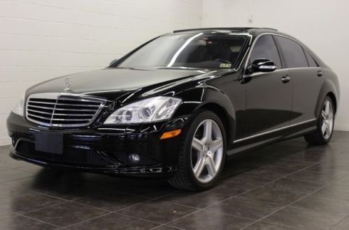 S550 4matic navigation panoramic roof heated/cooled leather night vision tv/dvd