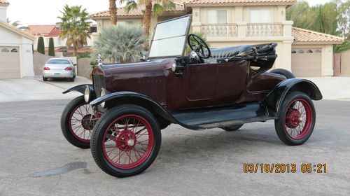 1923 ford model t roadster family ownd all original runs good no reserve auction