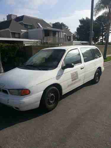 white old van