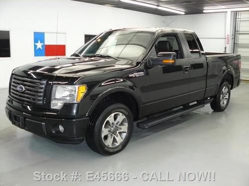 2010 ford f-150 fx2 supercab leather black on black 32k texas direct auto