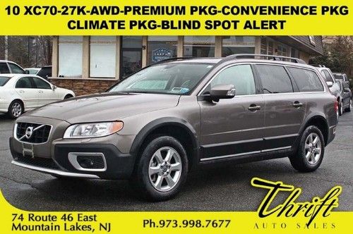 10 xc70-27k-awd-premium pkg-convenience pkg-climate pkg-blind spot alert