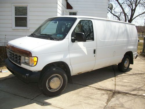 1995 ford e-250 work van v8 5.8l as-is