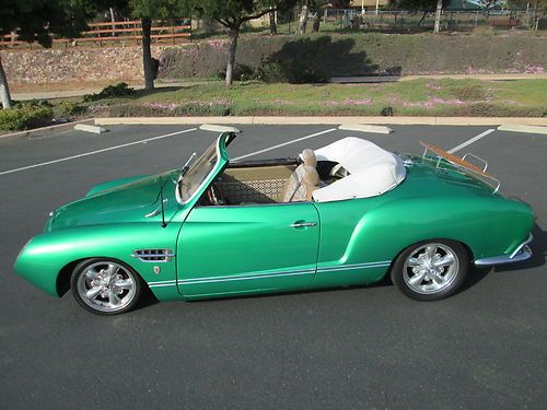 1968 karmann ghia convertible custom show rod restored trade? coach interior!