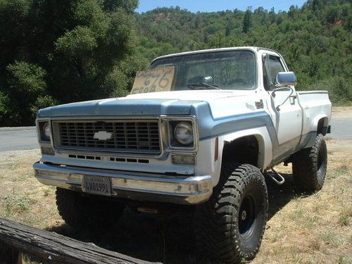 Ca smog exempt! huge 1974 long bed big foot monster chevy gmc 4x4 truck