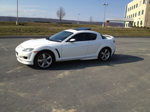 2005 mazda rx-8 6-speed, heated leather,62k miles,factory warranty,clean carfax