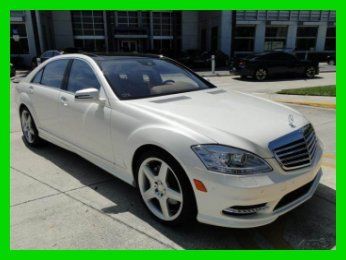2011 s550 pearlwhite/tan panoroof, sport package, cpo 100,000 mile warranty!!!