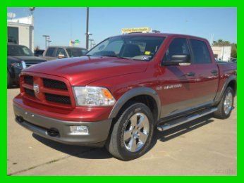 2011 dodge ram 1500 slt crew cab 4x4, 5.7l hemi, outdoorsman, navigation