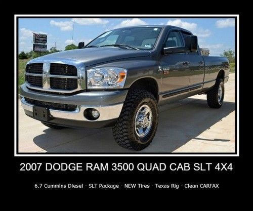 4x4 cummins 6.7 diesel -- slt package -- new tires -- low miles -- clean carfax!