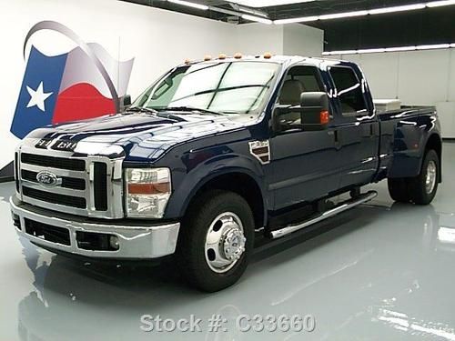 2008 ford f-350 lariat crew long bed diesel dually 70k texas direct auto