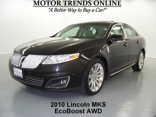 Awd navigation rearcam ecoboost htd ac seats twin turbo 2010 lincoln mks 38k