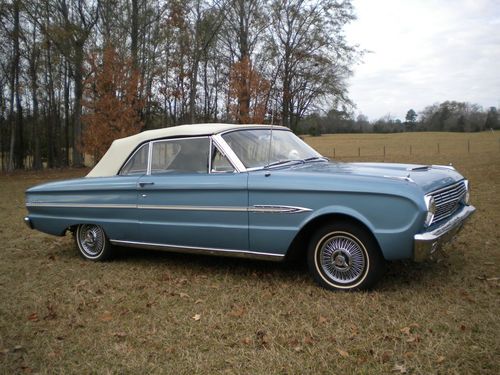 1963 ford falcon futura convertible,viking blue,white top,6-cyl.-170eng