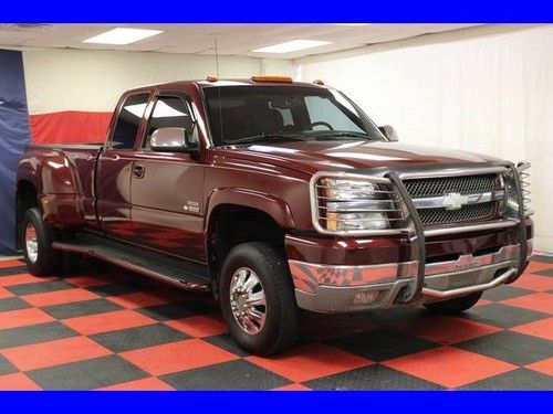 2003 chevy 3500 6.6l duramax diesel 4x4 dually extended cab