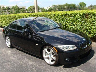 2011 bmw 335i coup,m sport,warranty &amp; free maint,carfax cert,1-owner,navi,no res