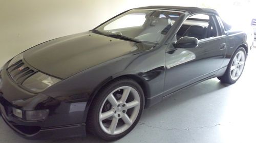 '93 nissan 300zx convert blk/blk, 5 speed, rare! great condition, ready to drive