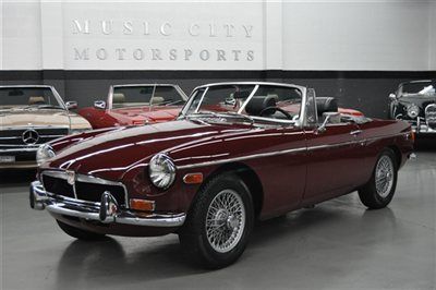 Solid excellent driving chrome bumper mgb roadster