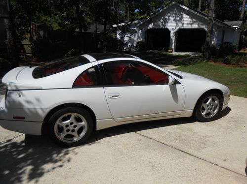 Nissan 300zx twin turbo, 1990, auto, white/red, 85k, one owner