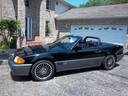 1993 mercedes benz sl 600 roadster w/both tops/ no reserve sale/last bidder wins