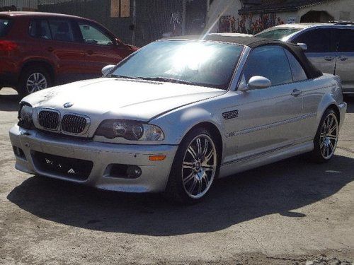 2002 bmw m3 convertible damaged salvage runs! loaded priced to sell wont last!!