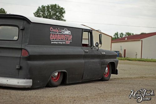 1962 chevy c10 panel truck suburban air ride hot rat rod bagged low shop kustom