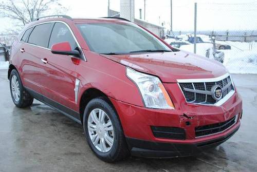 2010 cadillac srx damaged rebuilder good airbags runs! priced to sell economical