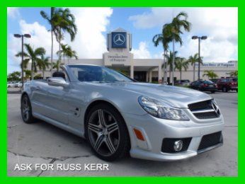 2009 sl63 amg used cpo certified 6.2l v8 32v automatic rwd convertible premium