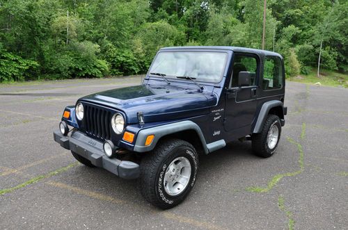 Jeep wrangler sport / 4x4 / no reserve / 4.0l / hard top / automatic / immaculat