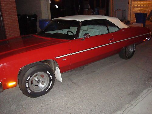 1975 chevrolet caprice classic convertible **no reserve**