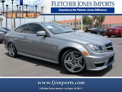 ****2012 mercedes-benz c63 amg coupe with only 3,388 miles, 451 horsepower****