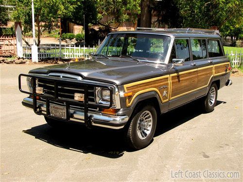 1989 jeep grand wagoneer ----60,000 original miles--- 2-owner california car----