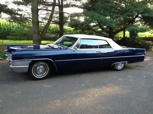 1965 cadillac coupe deville convertible