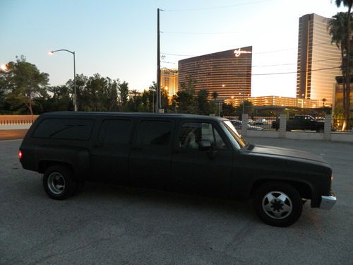 Buy New Custom Chevrolet Suburban 6 Door Dually Matte Black