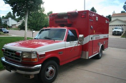 1996 f-350 ambulance, 7.3l turbo diesel only 77,000 miles, everything works!