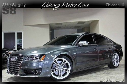2013 audi s8 v8 twin turbo quattro msrp $114k+ only 5800 miles hard loaded wow
