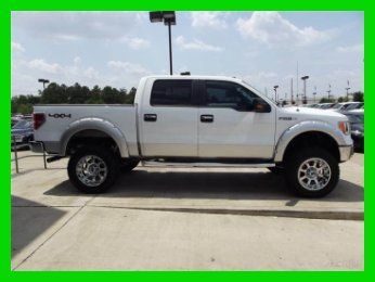 2013 ford f-150 crew 4x4 xlt lift and leather