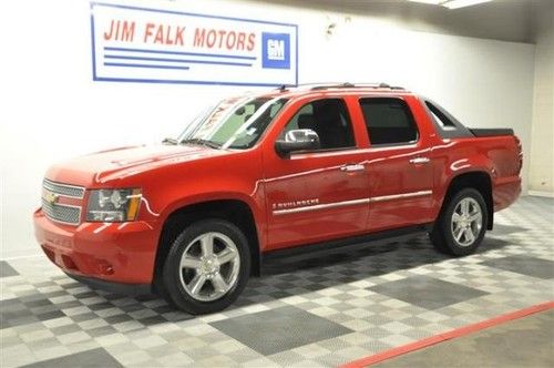 09 ltz 4wd 4x4 victory red suv heated cooled leather sunroof park assist 10 11