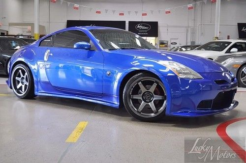 2003 nissan 350z coupe enthusiast, manual, upgrades, heated leather, 19-rims