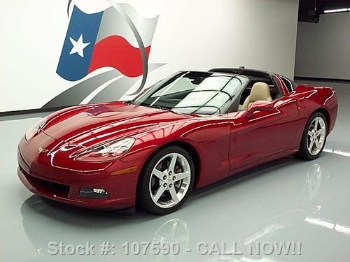 2005 chevy corvette auto hud nav htd leather targa 43k texas direct auto